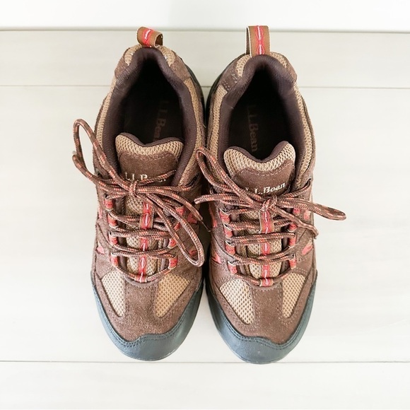 L.L.Bean Women’s Brown Dri-lex Waterproof Leather Hiking Shoes sz 7 - Picture 2 of 7